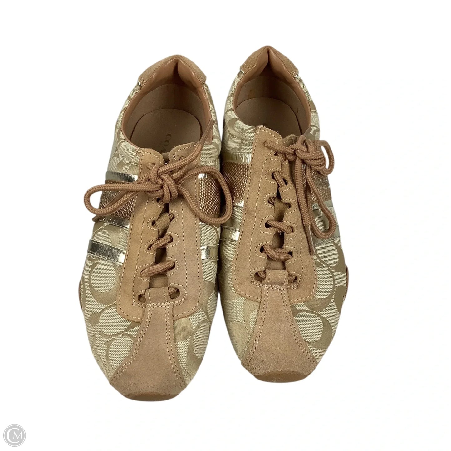 Shoes Designer By Coach In Tan, Size: 7.5
