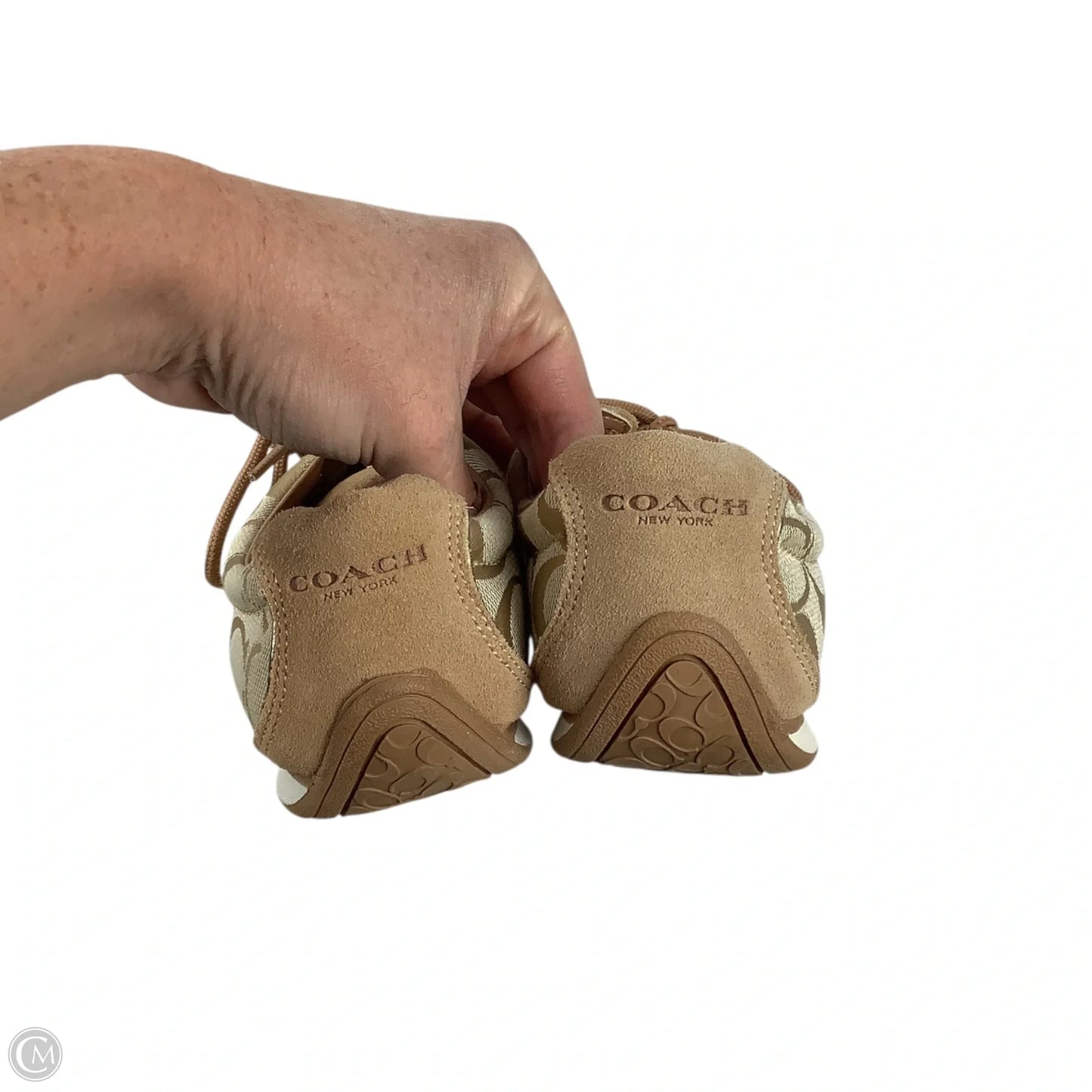 Shoes Designer By Coach In Tan, Size: 7.5