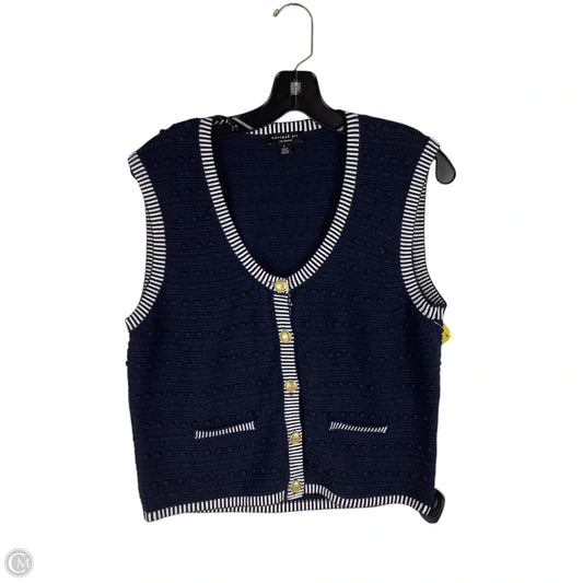 Vest Sweater By Current Air In Navy, Size: L
