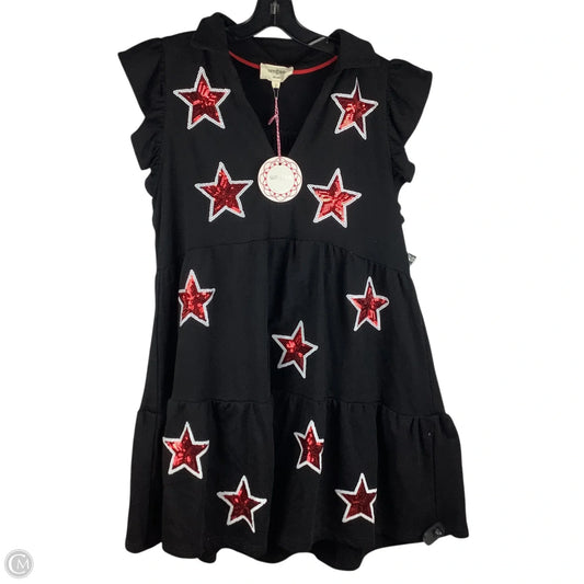Dress Casual Short By Umgee In Black & Red, Size: L