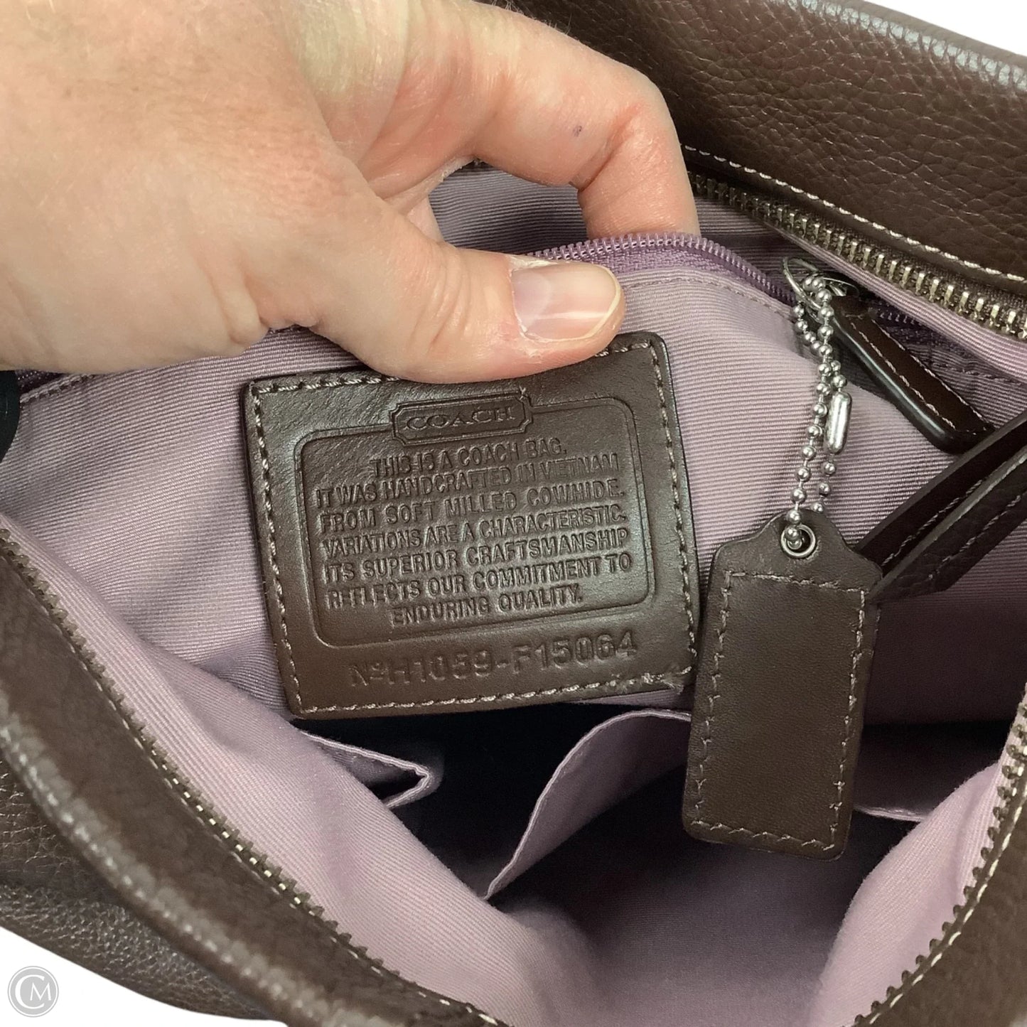 Handbag Designer By Coach, Size: Medium