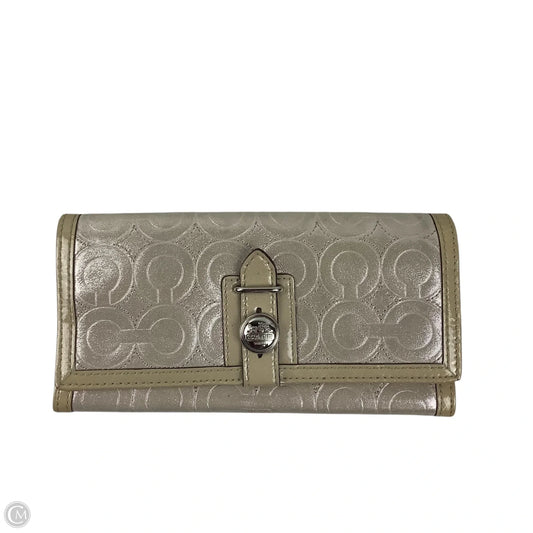 Wallet Designer By Coach, Size: Medium