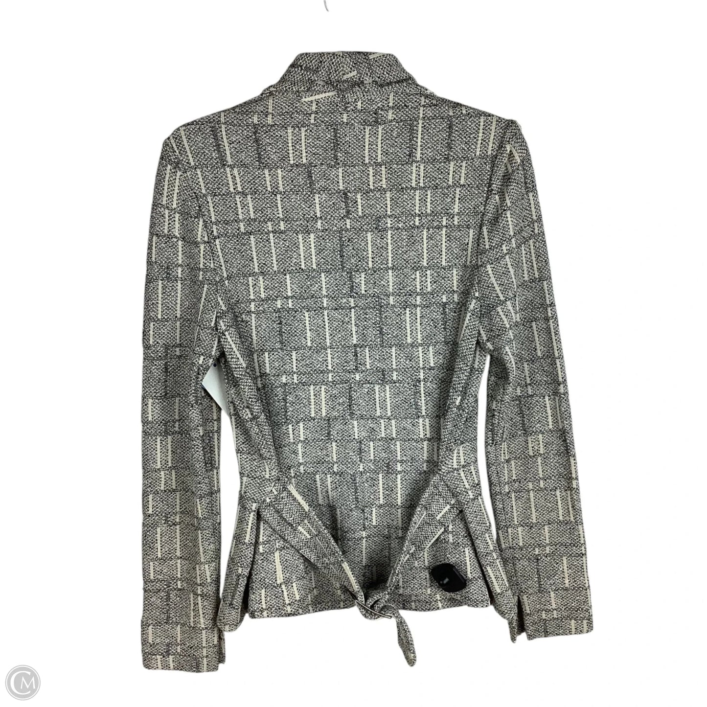 Blazer Luxury Designer By St John Collection In Grey, Size: 8