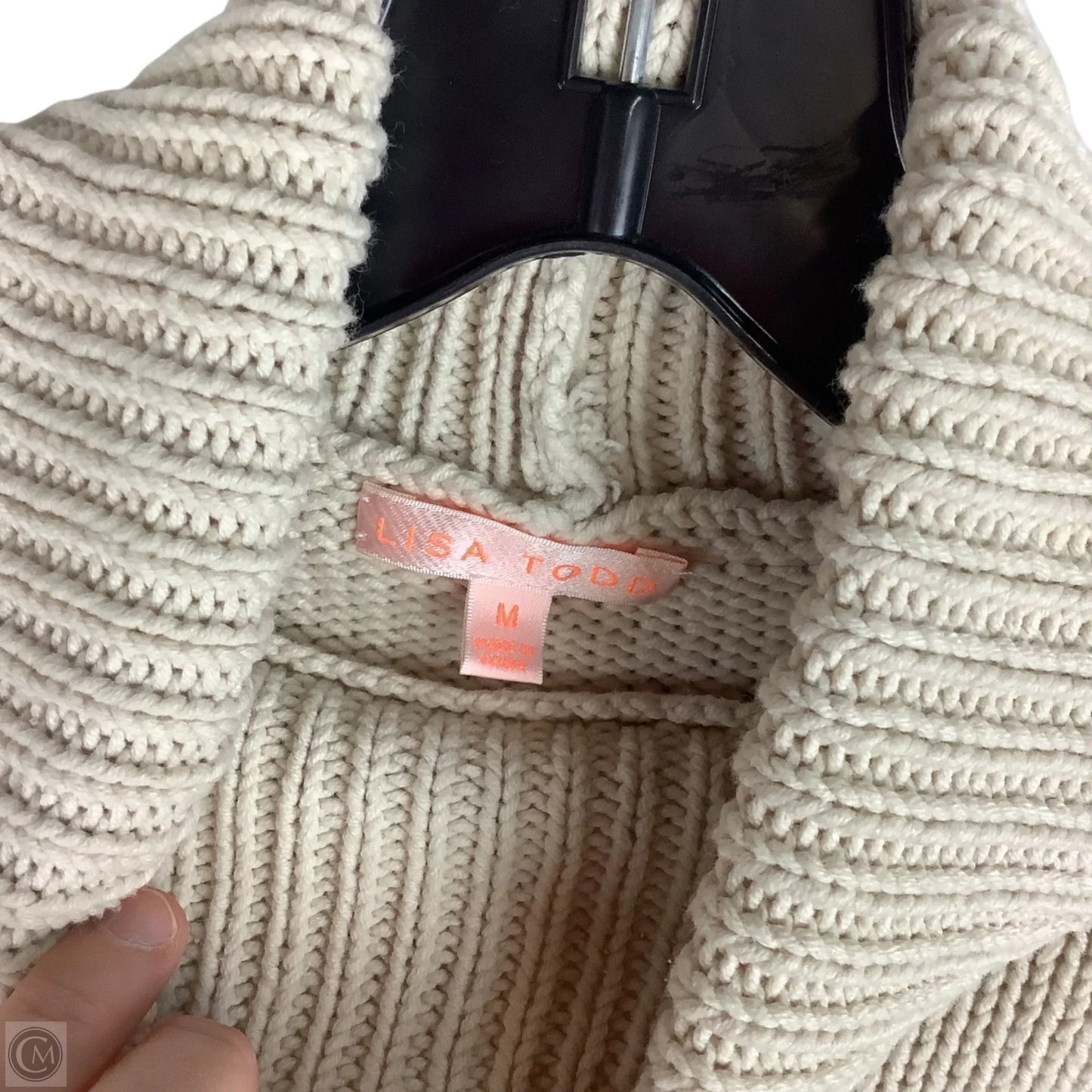 Sweater By Cmc In Cream, Size: M