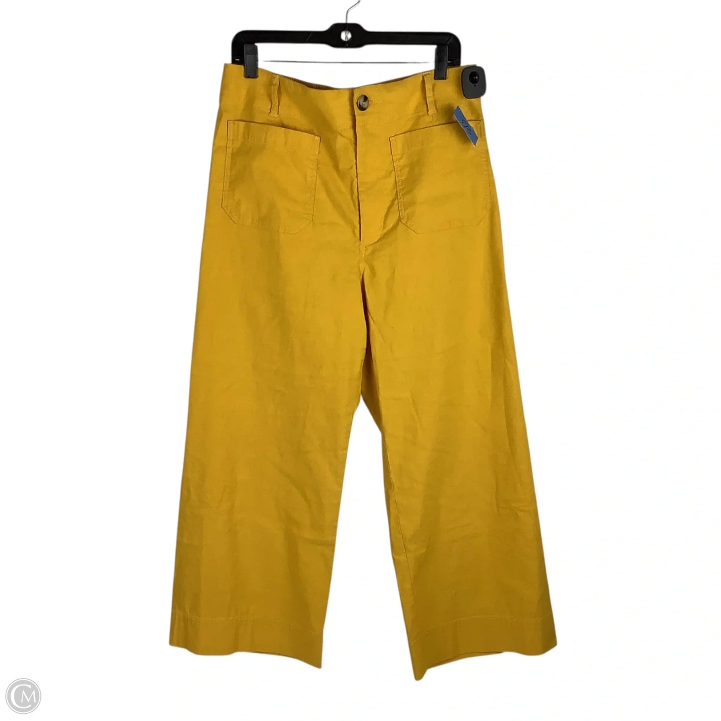 Pants Wide Leg By Maeve In Yellow, Size: 14 (32)