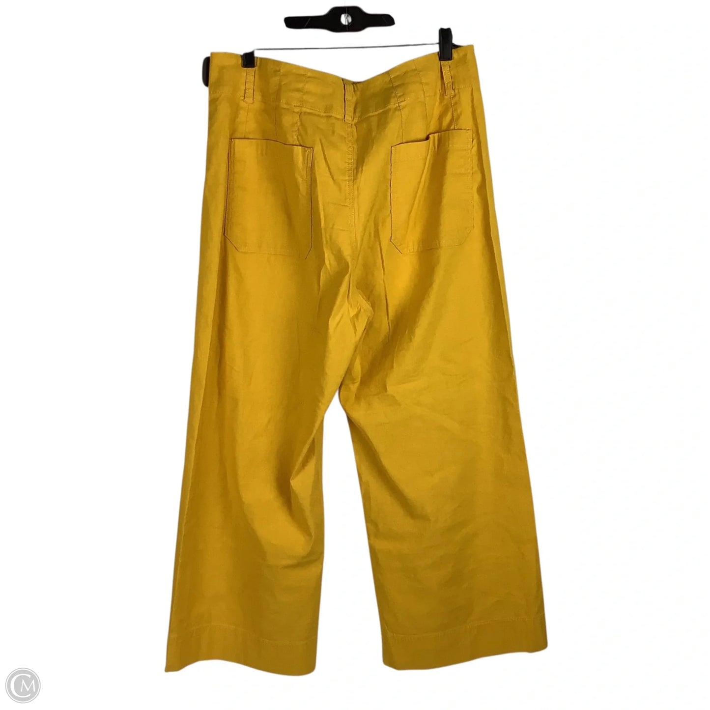 Pants Wide Leg By Maeve In Yellow, Size: 14 (32)
