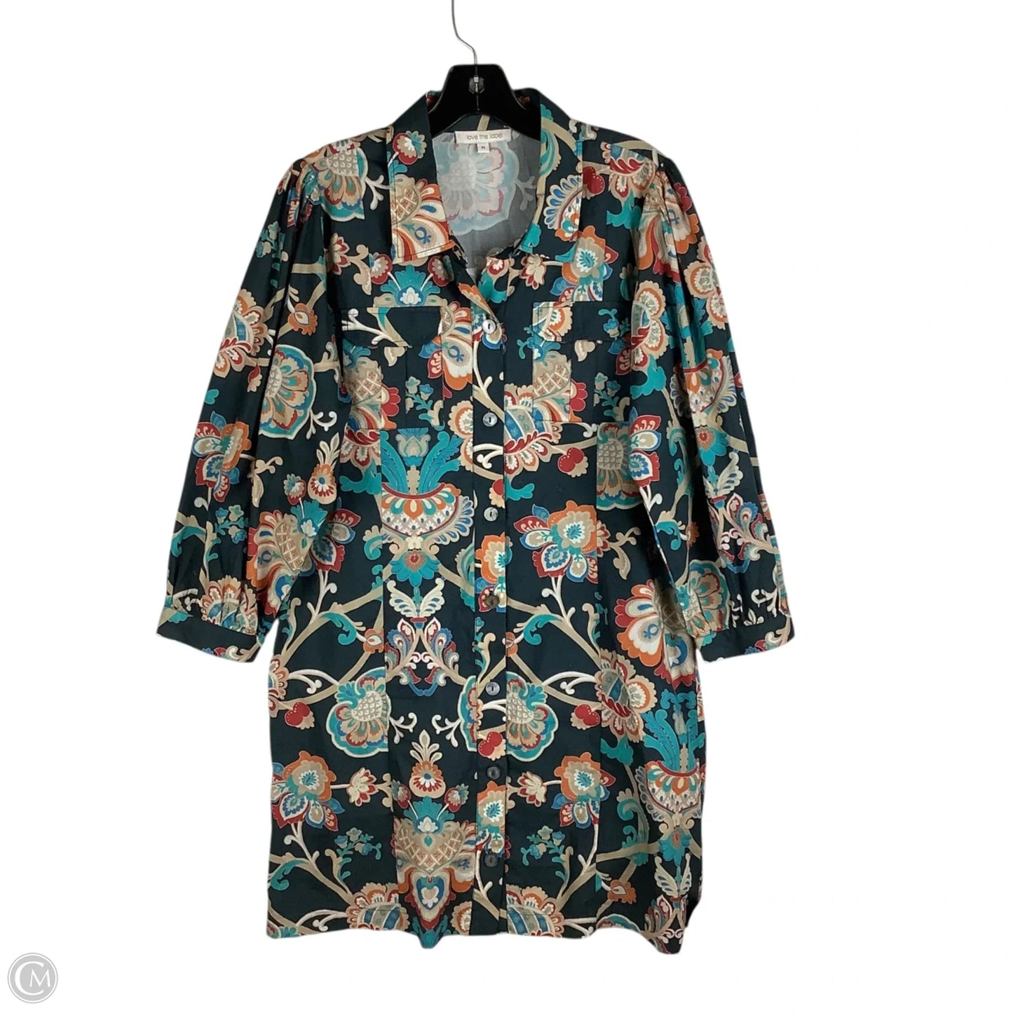 Dress Party Long By Cmc In Floral Print, Size: M