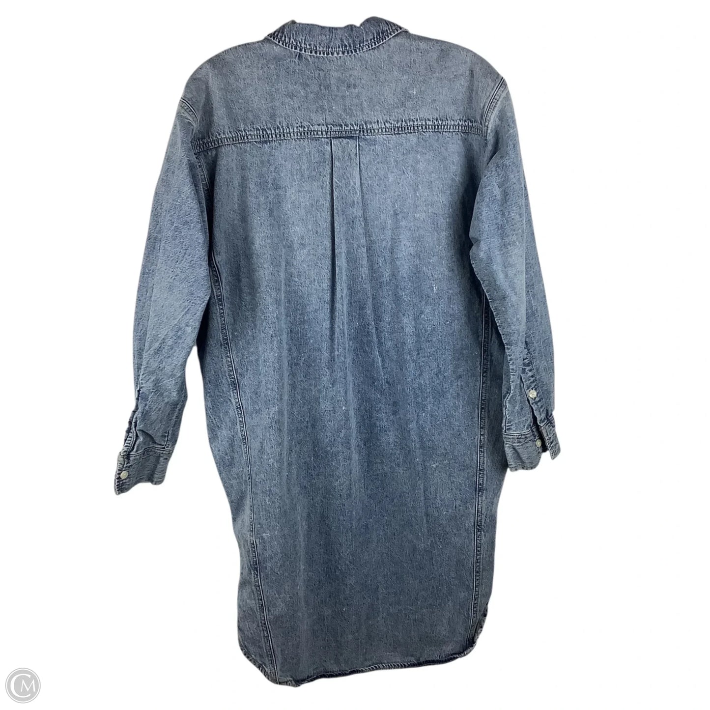 Dress Casual Midi By Universal Thread In Blue Denim, Size: Xs