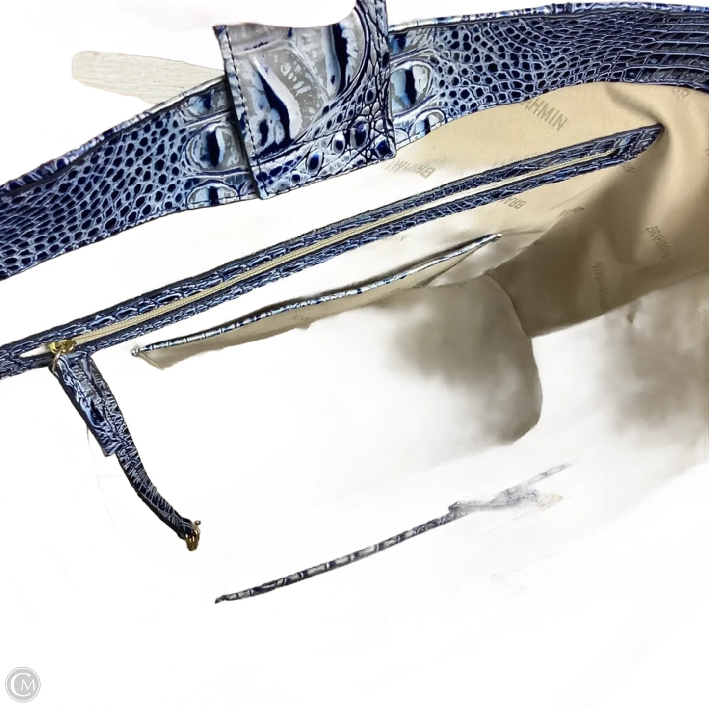 Handbag Designer By Brahmin, Size: Large