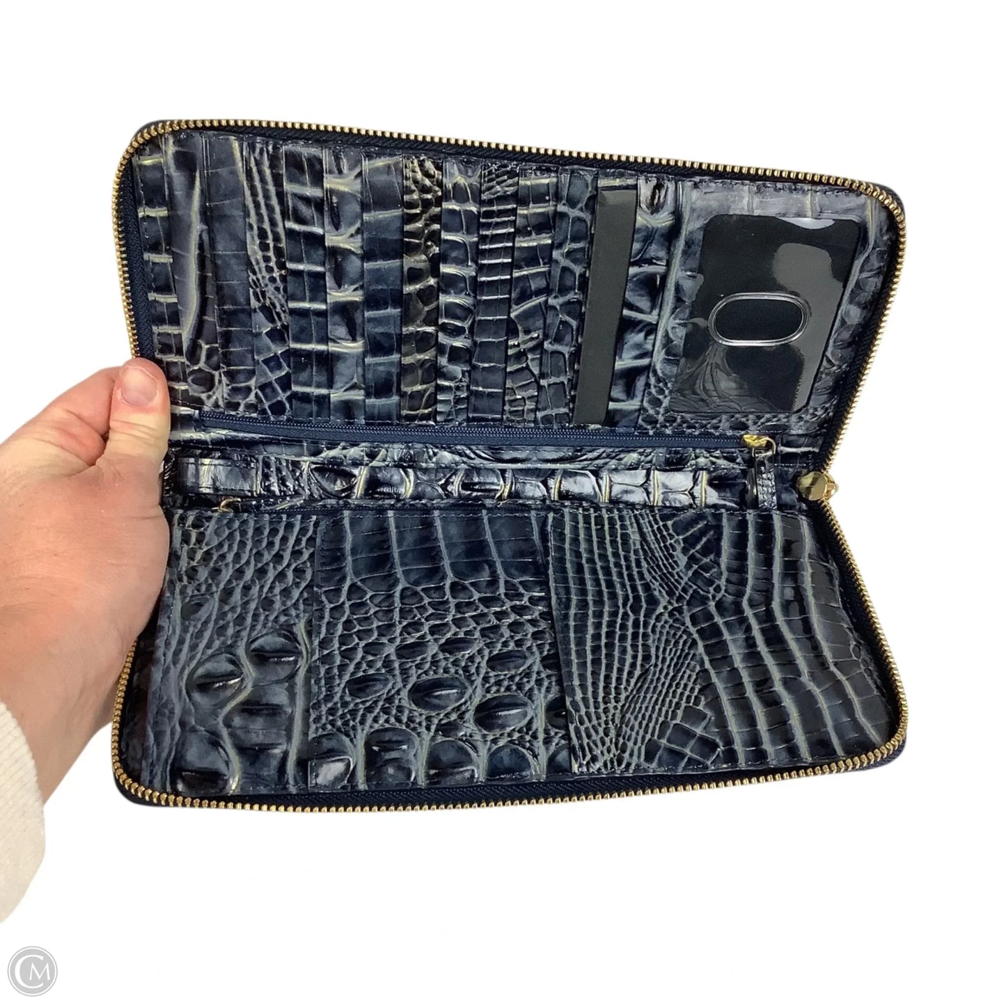 Clutch Designer By Brahmin, Size: Large