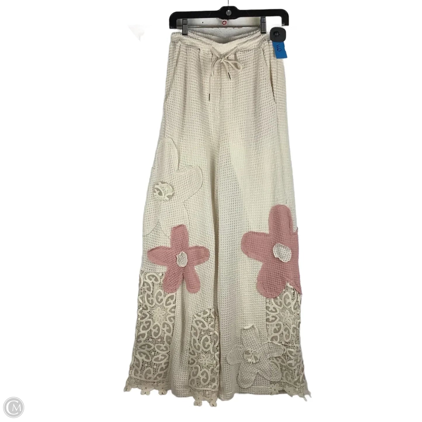 Pants Lounge By David Alexander In Cream, Size: S