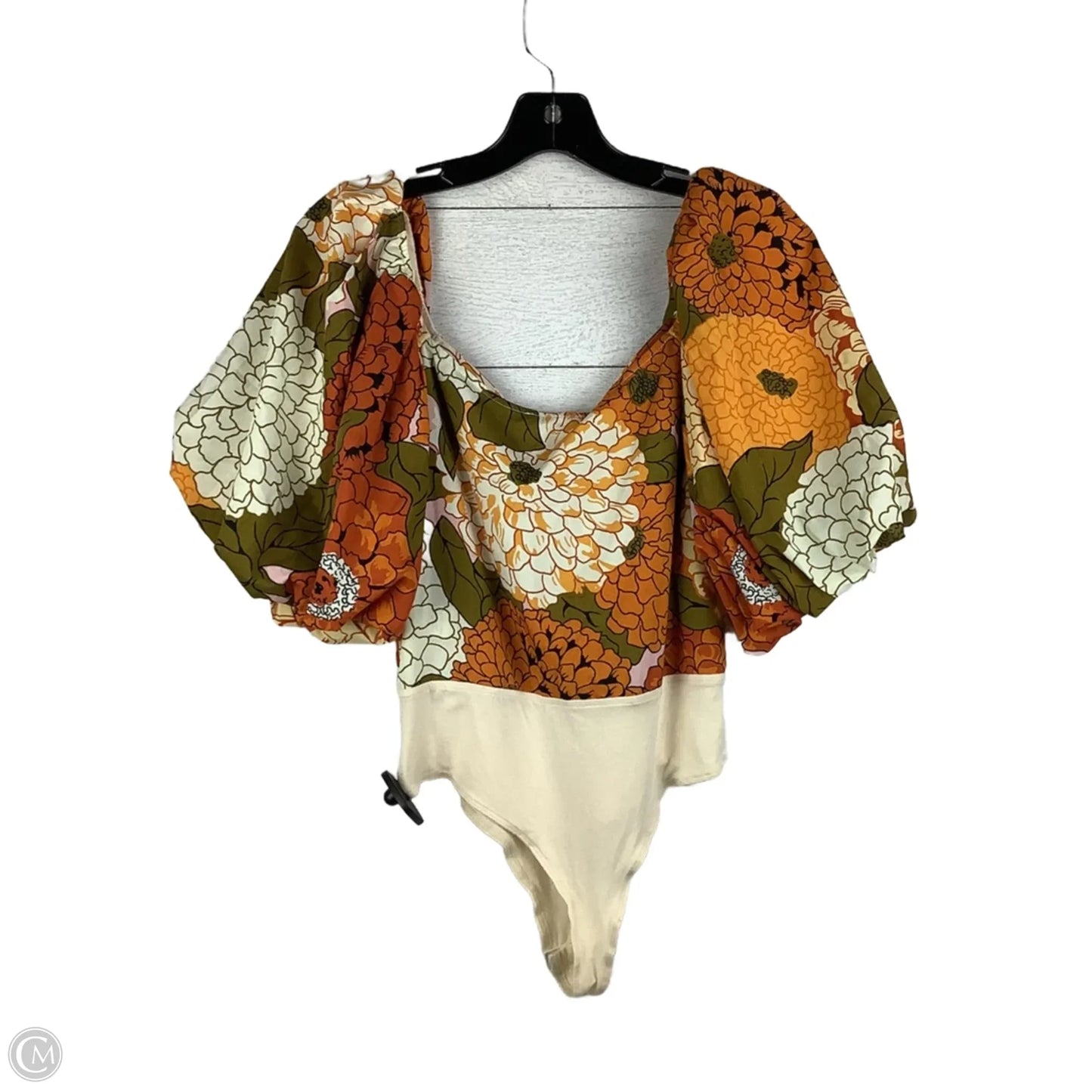 Bodysuit By Vestique In Floral Print, Size: M