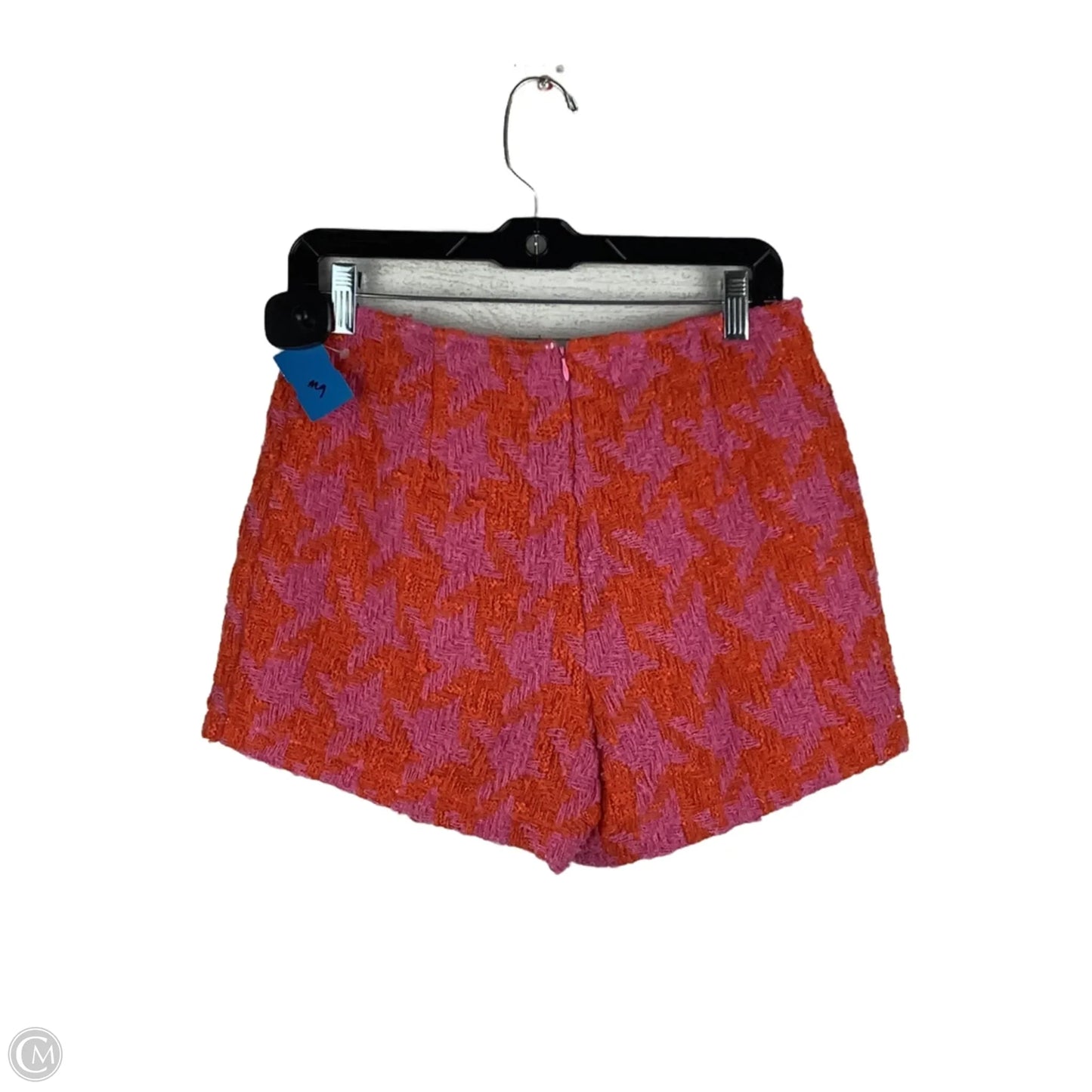 Skort By Vestique In Orange & Pink, Size: M