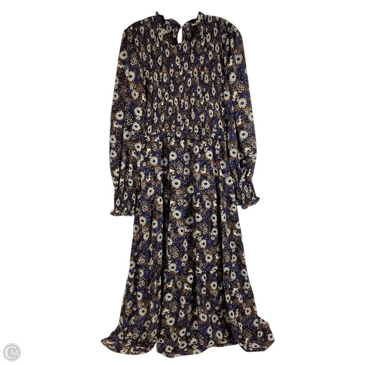 Dress Casual Maxi By By The River In Floral Print, Size: M