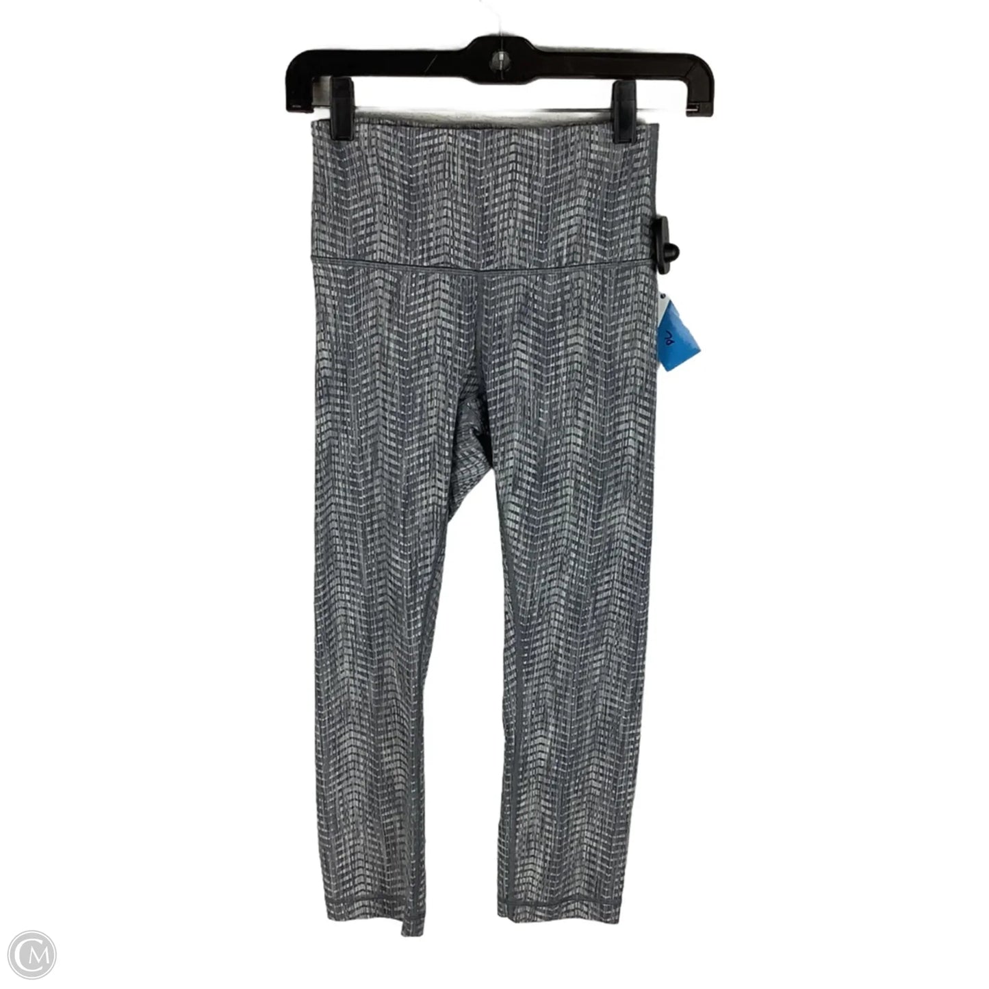 Athletic Capris By Lululemon In Grey, Size: 4