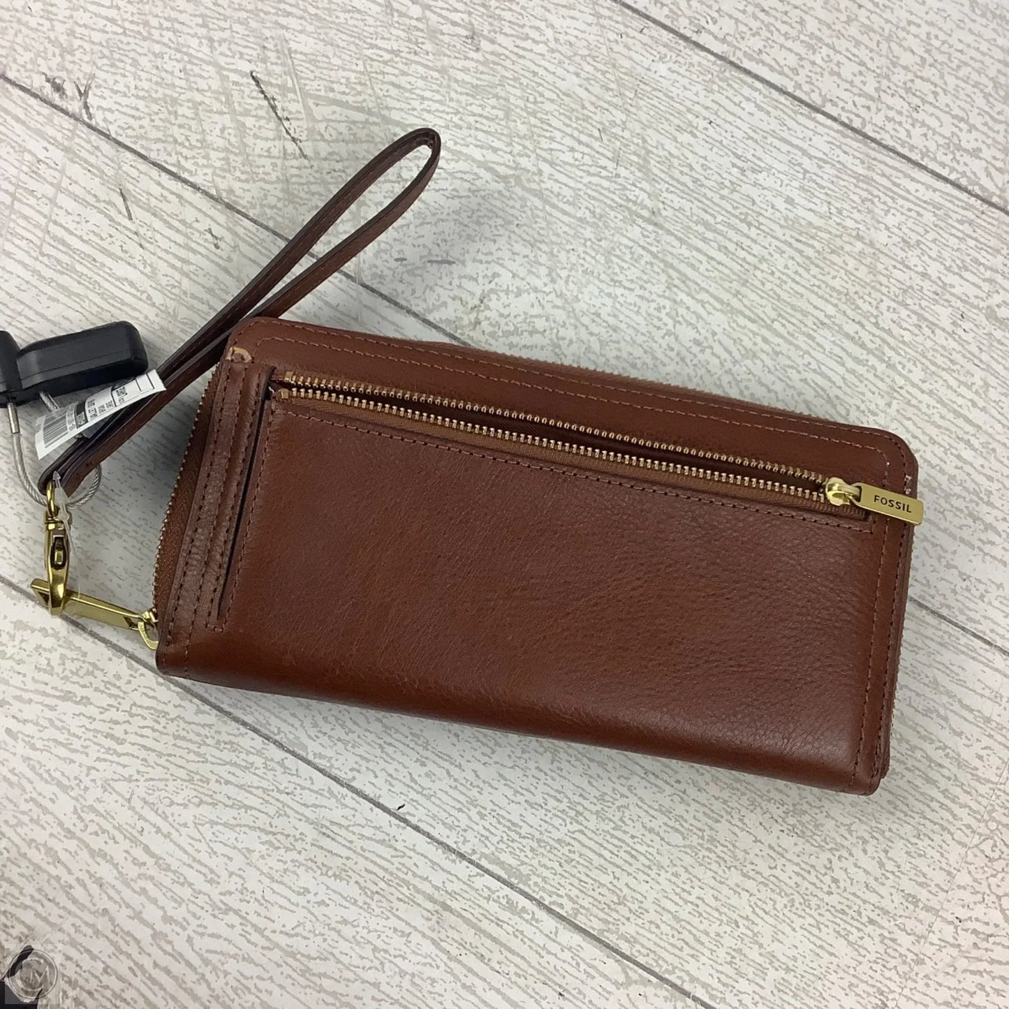 Wallet Leather By Fossil, Size: Large