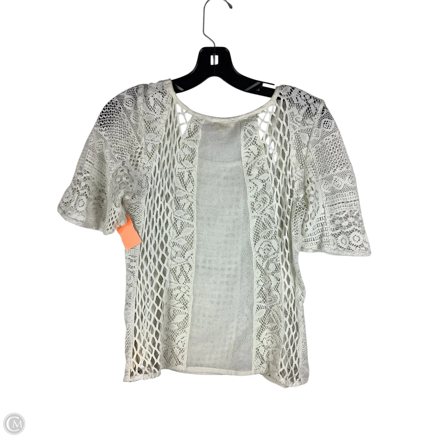 Top Short Sleeve By Meadow Rue In Cream, Size: S