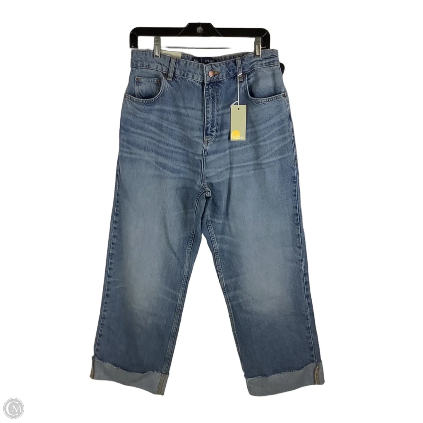 Jeans Straight By Boden In Blue Denim, Size: 8