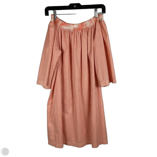 Dress Party Short By Trina By Trina Turk In Orange & White, Size: Estimated L