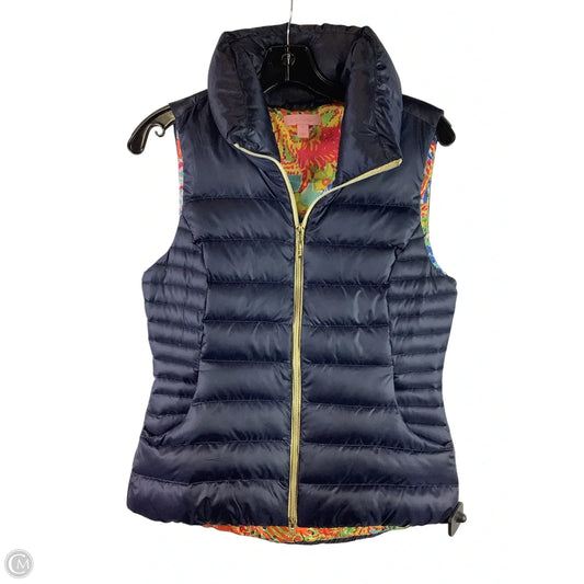 Vest Designer By Lilly Pulitzer In Navy, Size: M