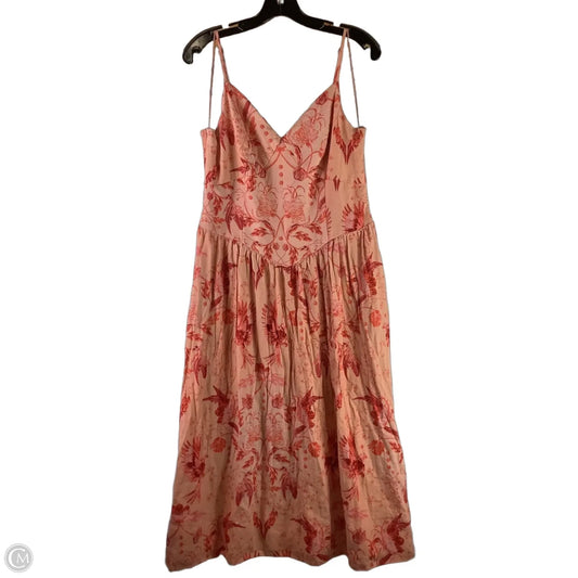 Dress Party Midi By House Of Harlow In Peach, Size: L