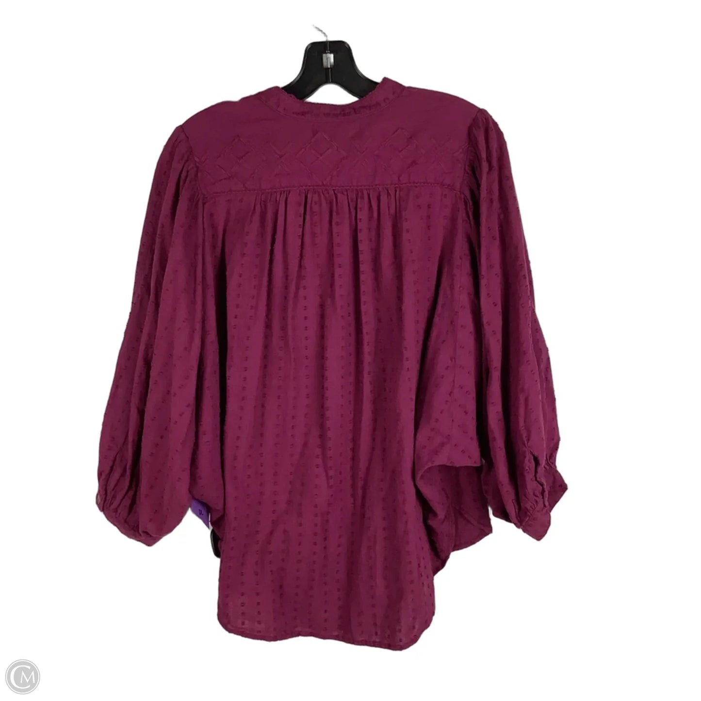 Top Long Sleeve By Pilcro In Purple, Size: M
