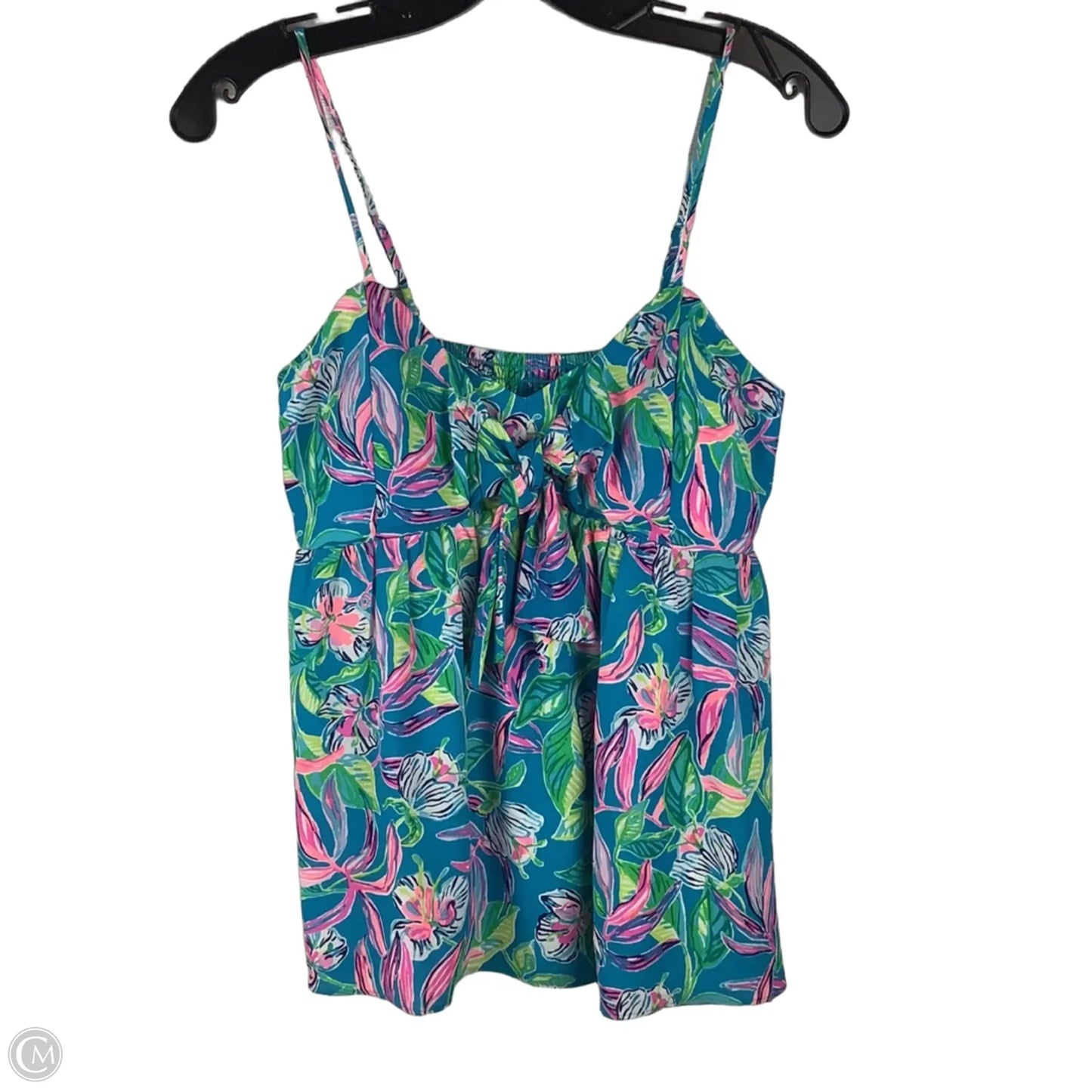 Top Sleeveless Designer By Lilly Pulitzer In Teal, Size: 2