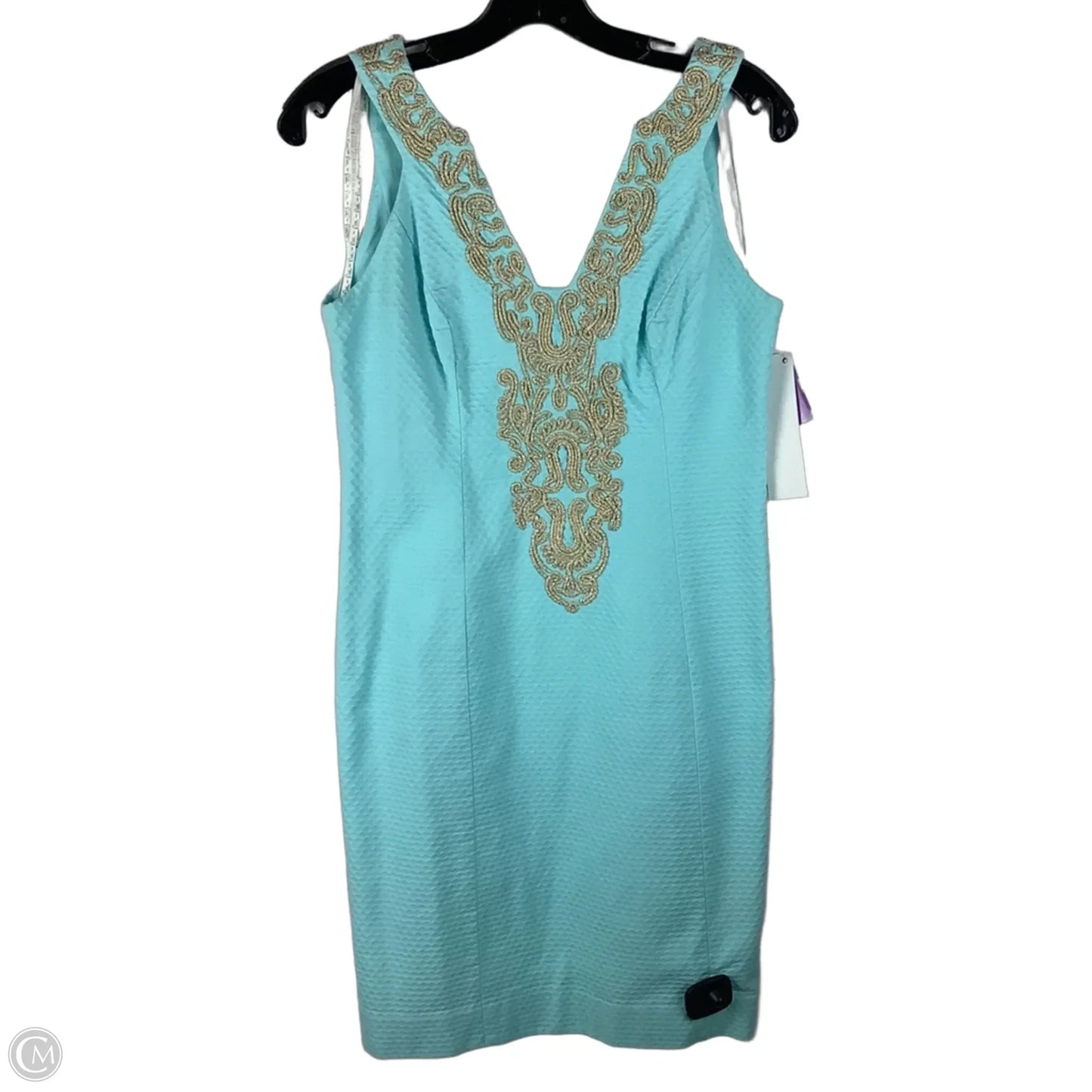 Dress Designer By Lilly Pulitzer In Aqua, Size: 2
