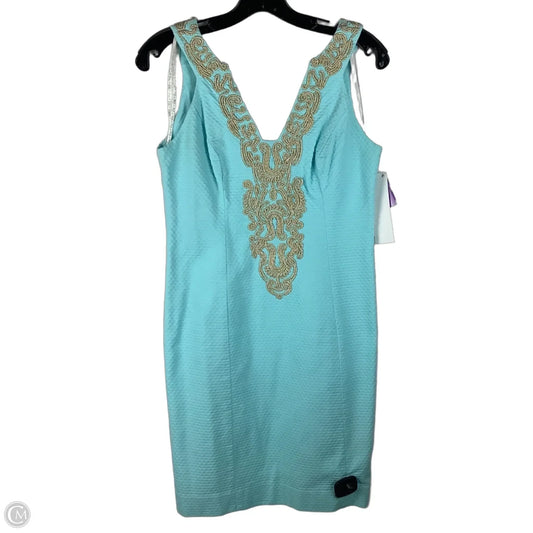 Dress Designer By Lilly Pulitzer In Aqua, Size: 2