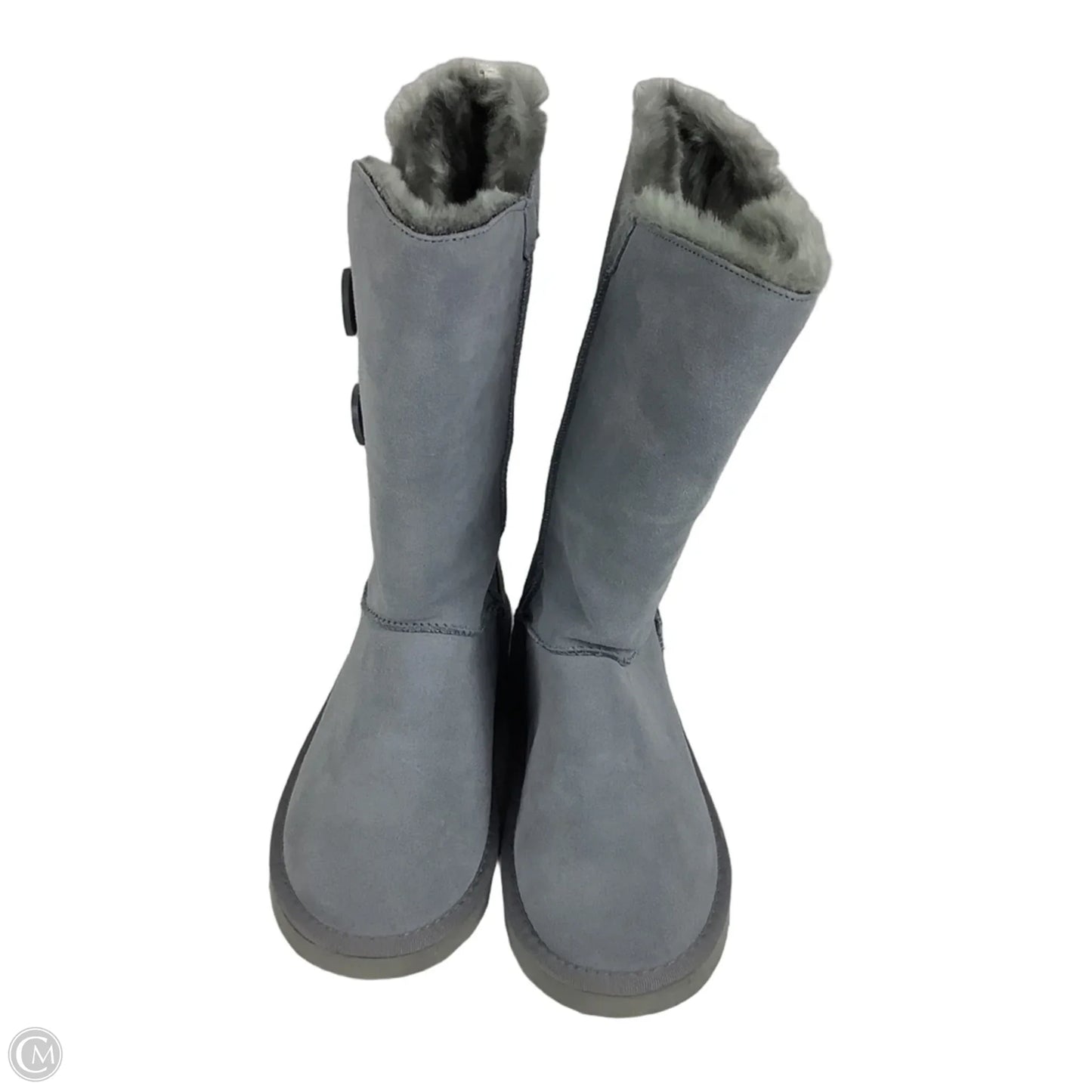 Boots Designer By Ugg In Grey, Size: 8