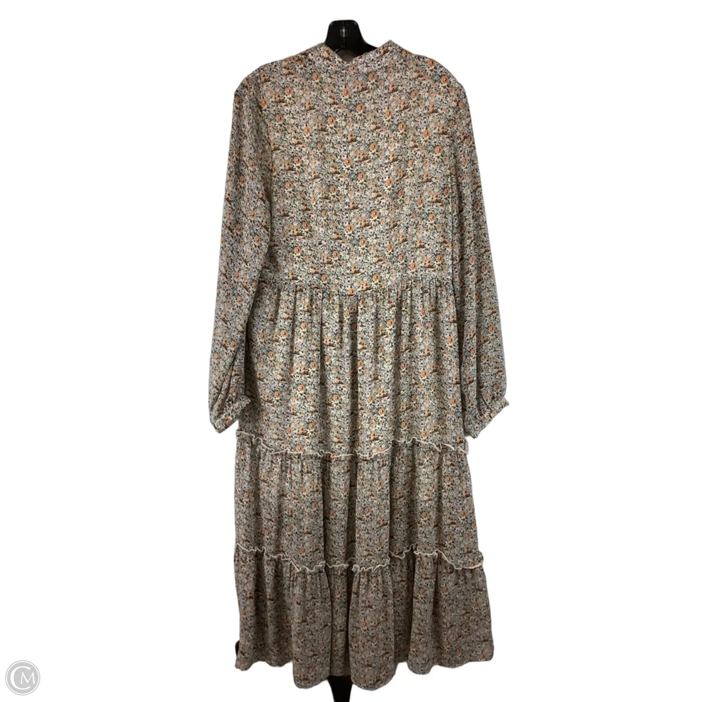 Dress Casual Maxi By Karlie In Floral Print, Size: L