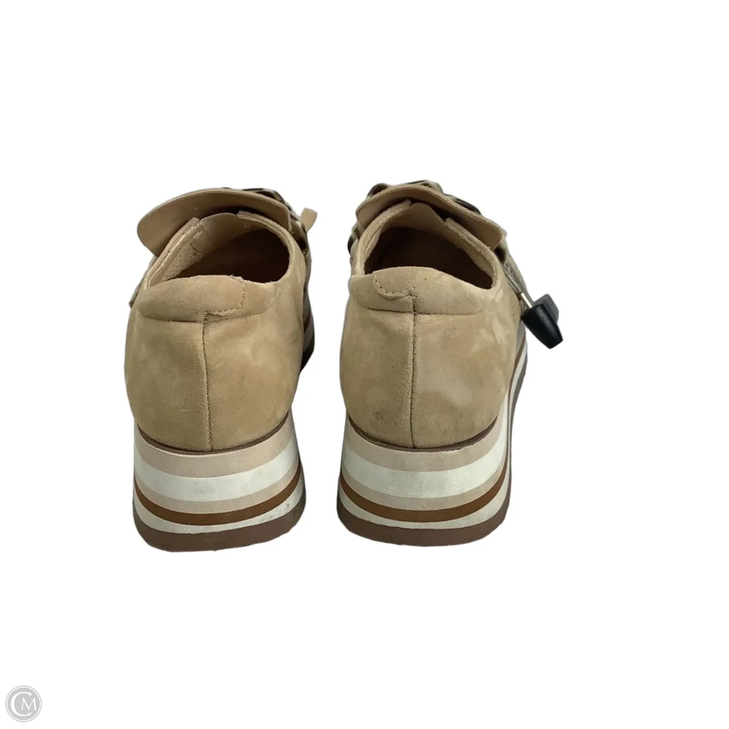 Shoes Heels Block By Cmb In Tan, Size: 6