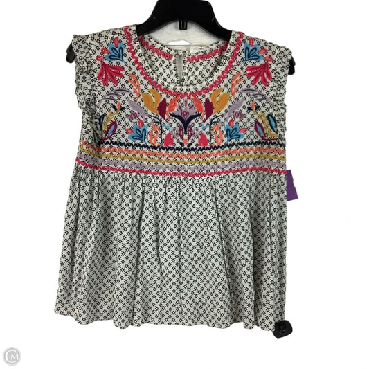 Top Short Sleeve By Thml In Multi-colored, Size: S