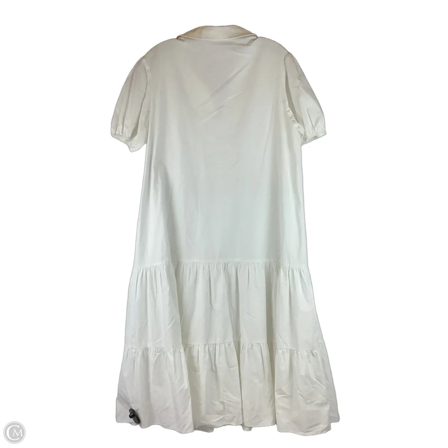 Dress Casual Midi By English Factory In White, Size: L 100% cotton