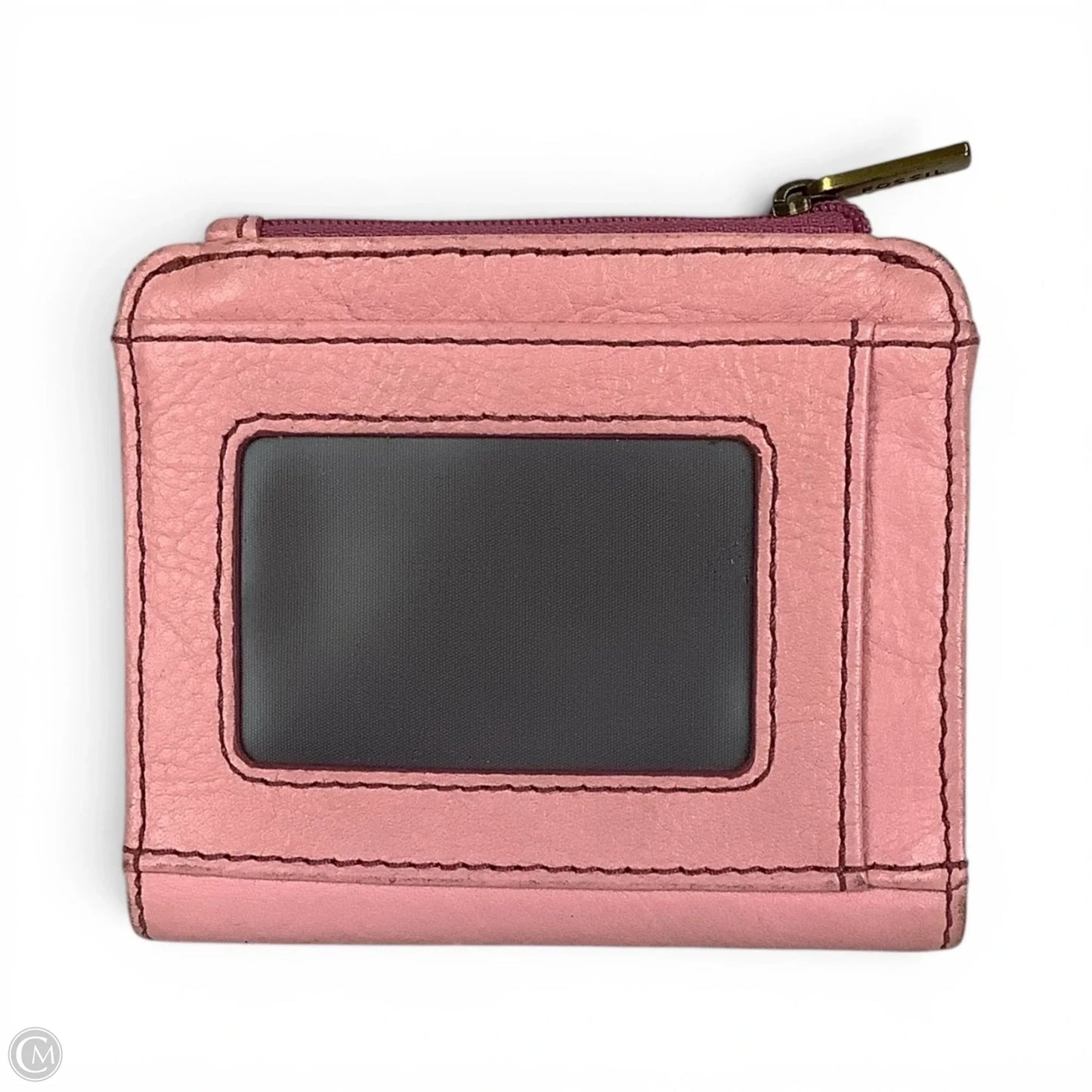 Wallet Leather By Fossil, Size: Small