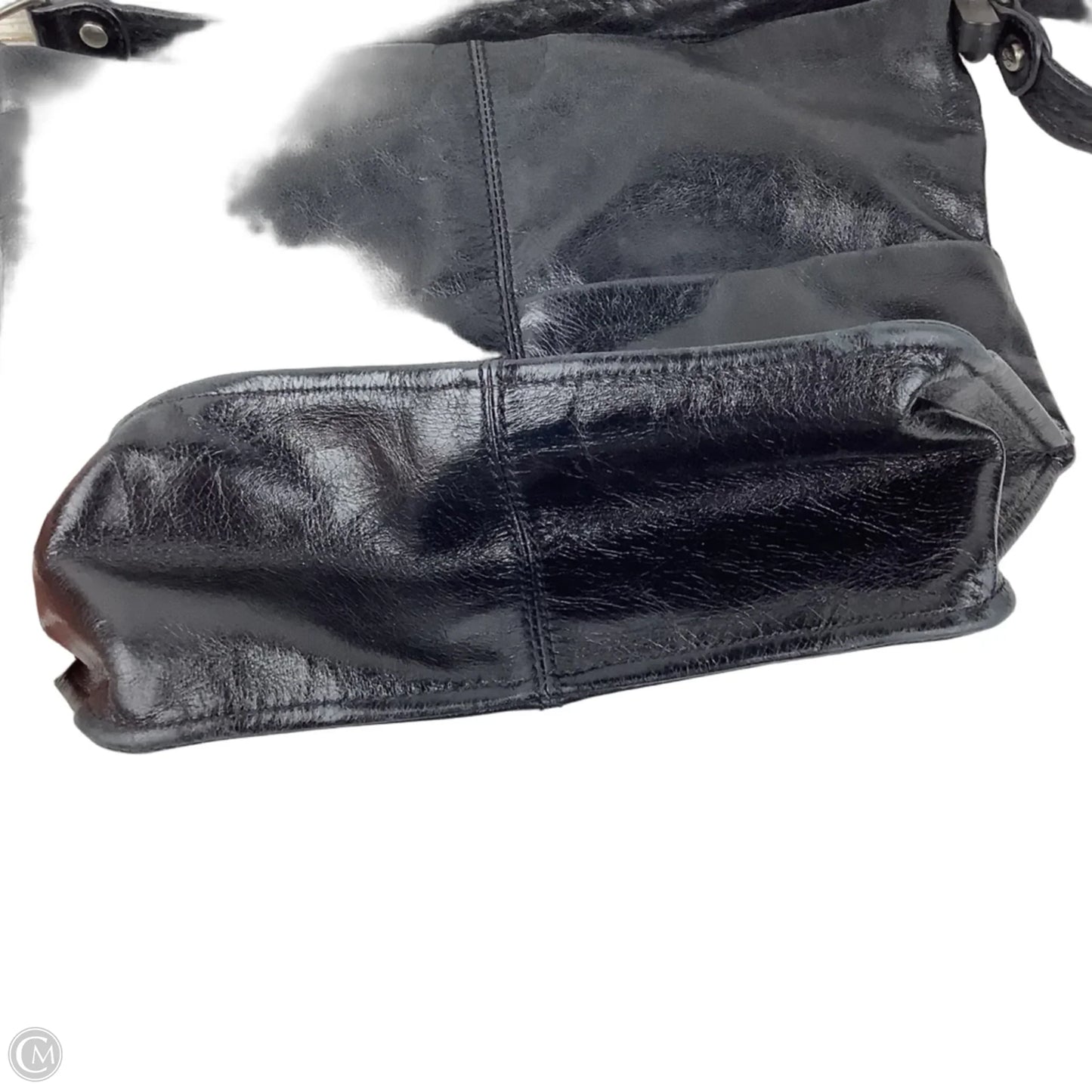 Handbag Leather By Hobo Intl, Size: Medium
