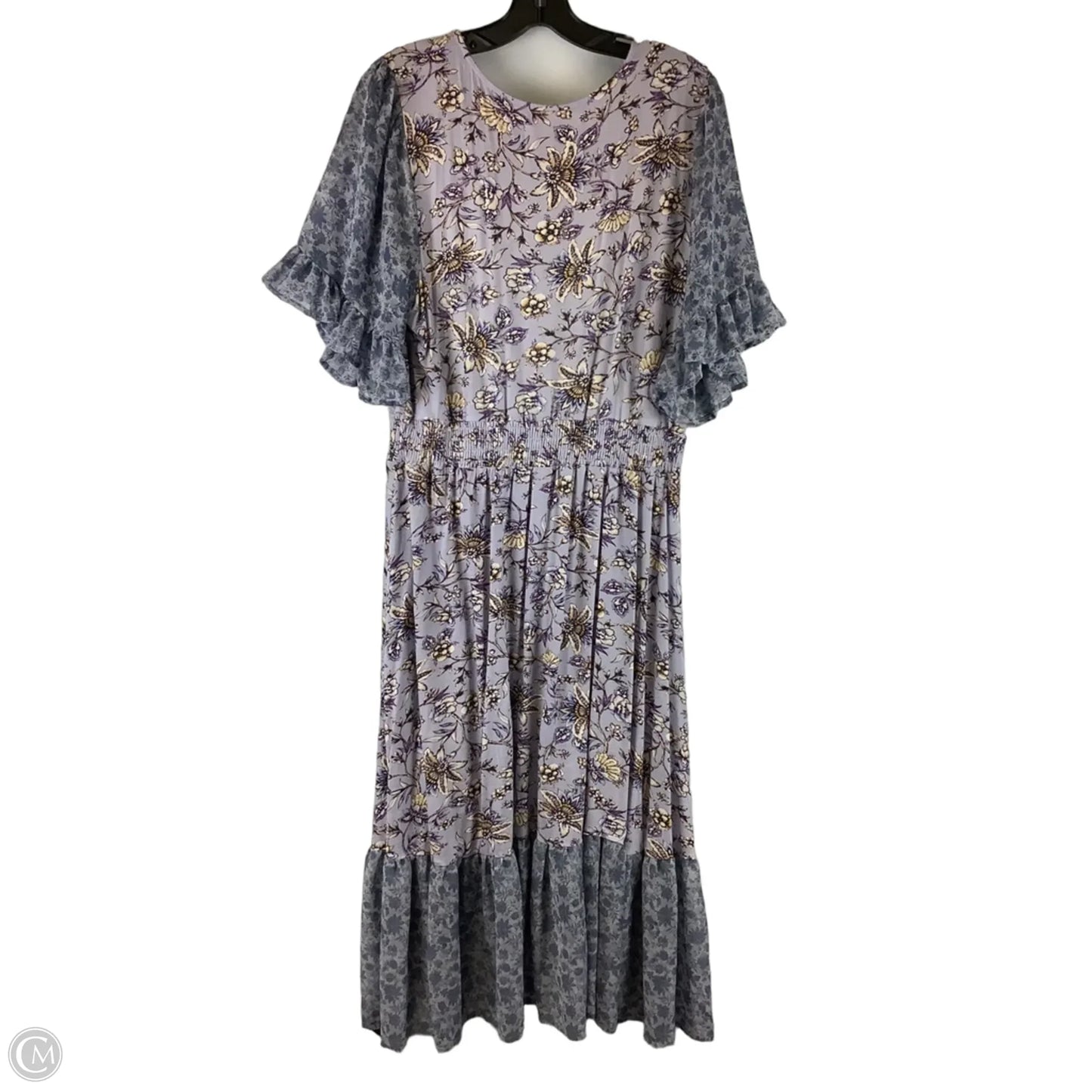 Dress Casual Midi By Cupio In Purple, Size: L