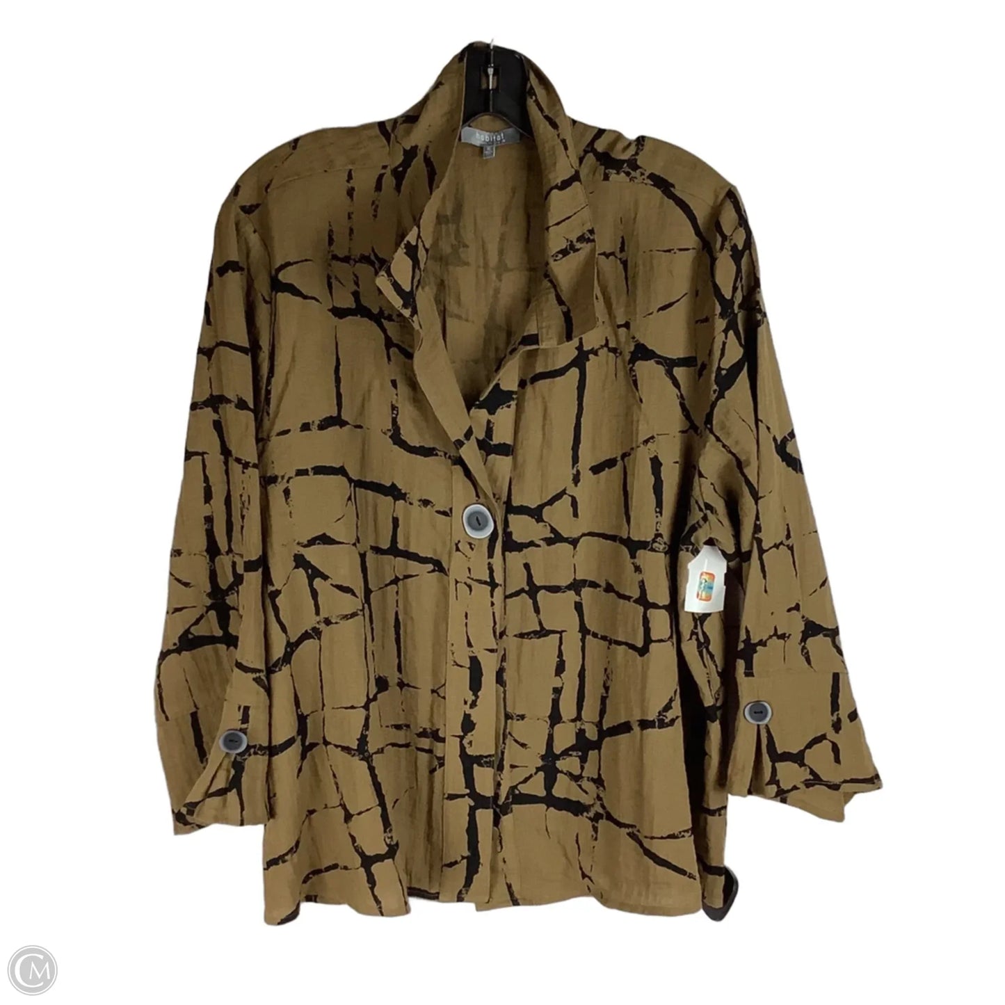 Top Long Sleeve By Habitat In Tan, Size: Xl