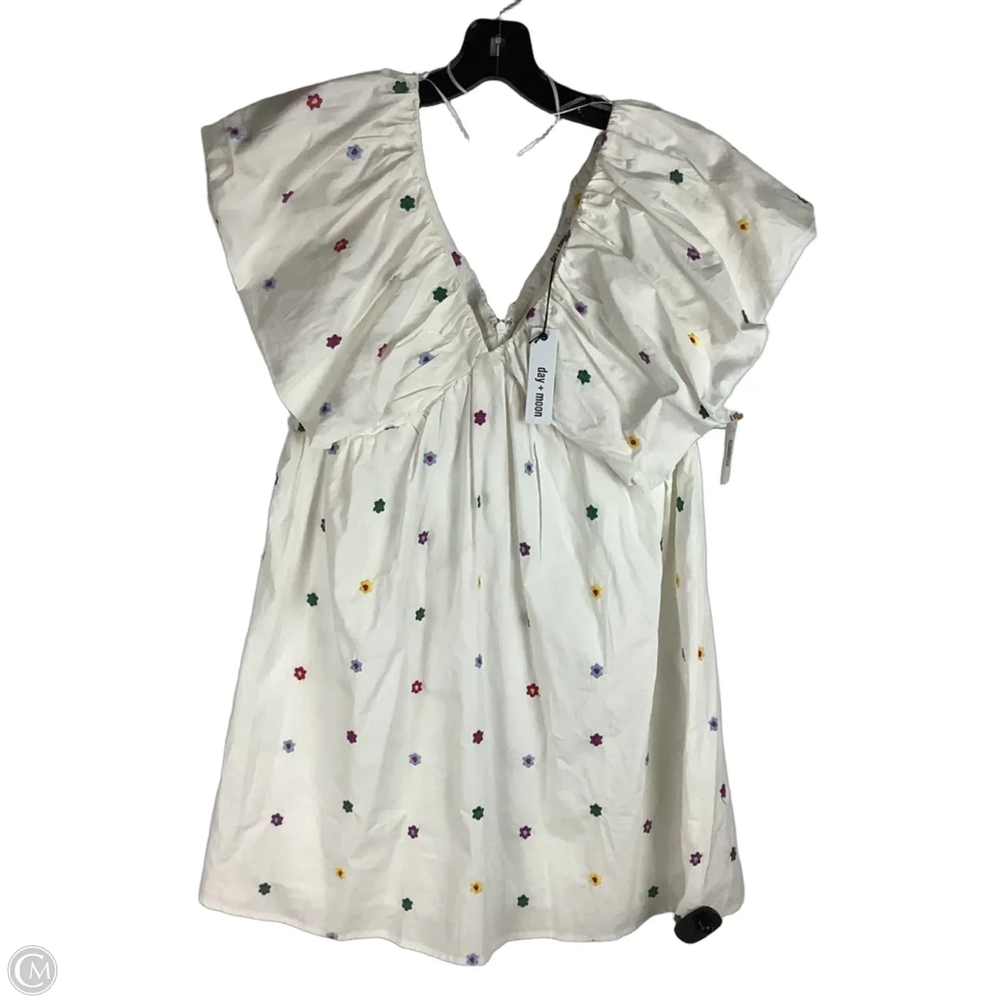 Dress Party Midi By Day + Moon In Floral Print, Size: L