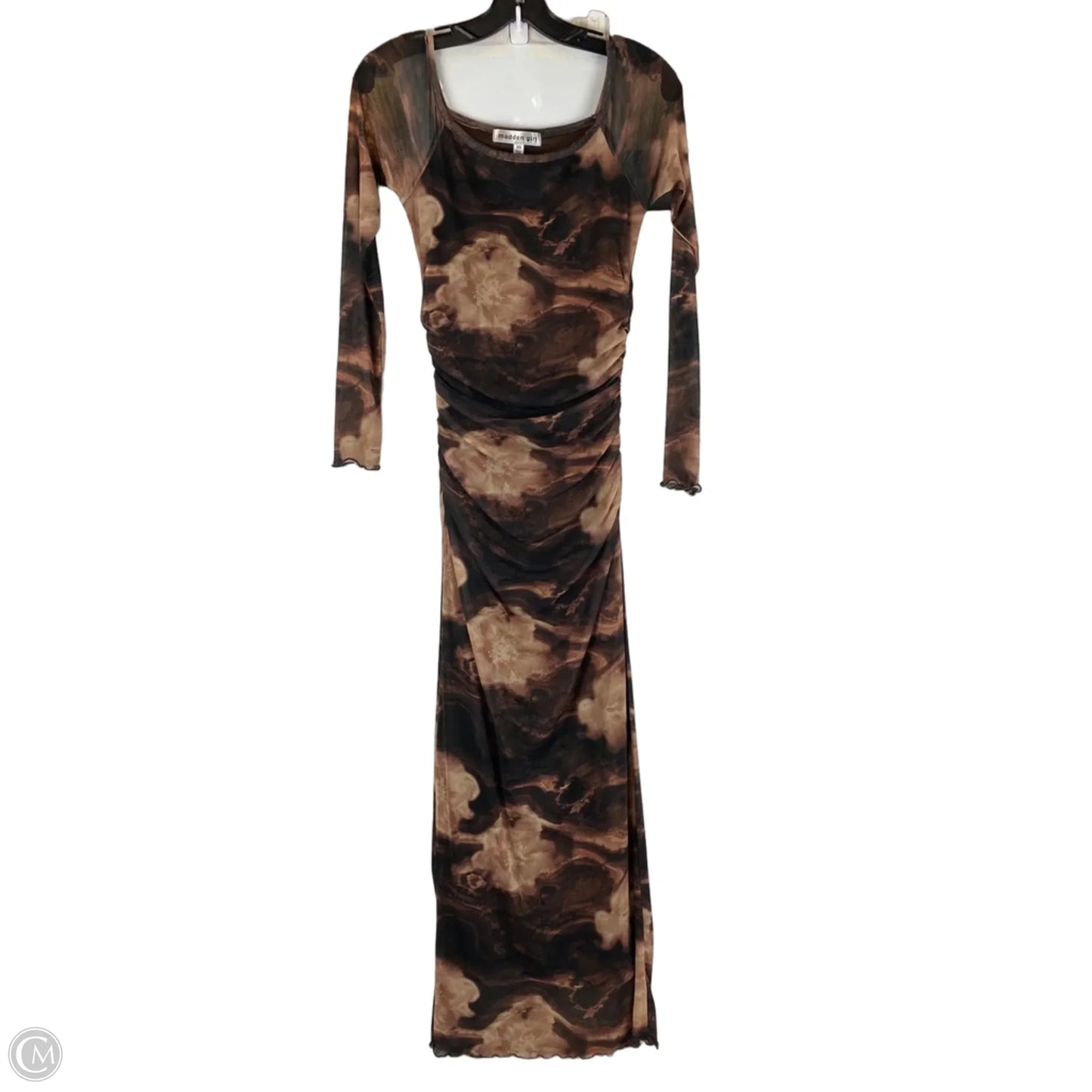 Dress Casual Maxi By Madden Girl In Black & Brown, Size: Xs