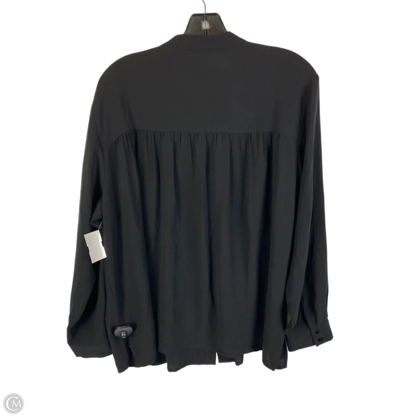 Top Long Sleeve By Eileen Fisher In Black, Size: L