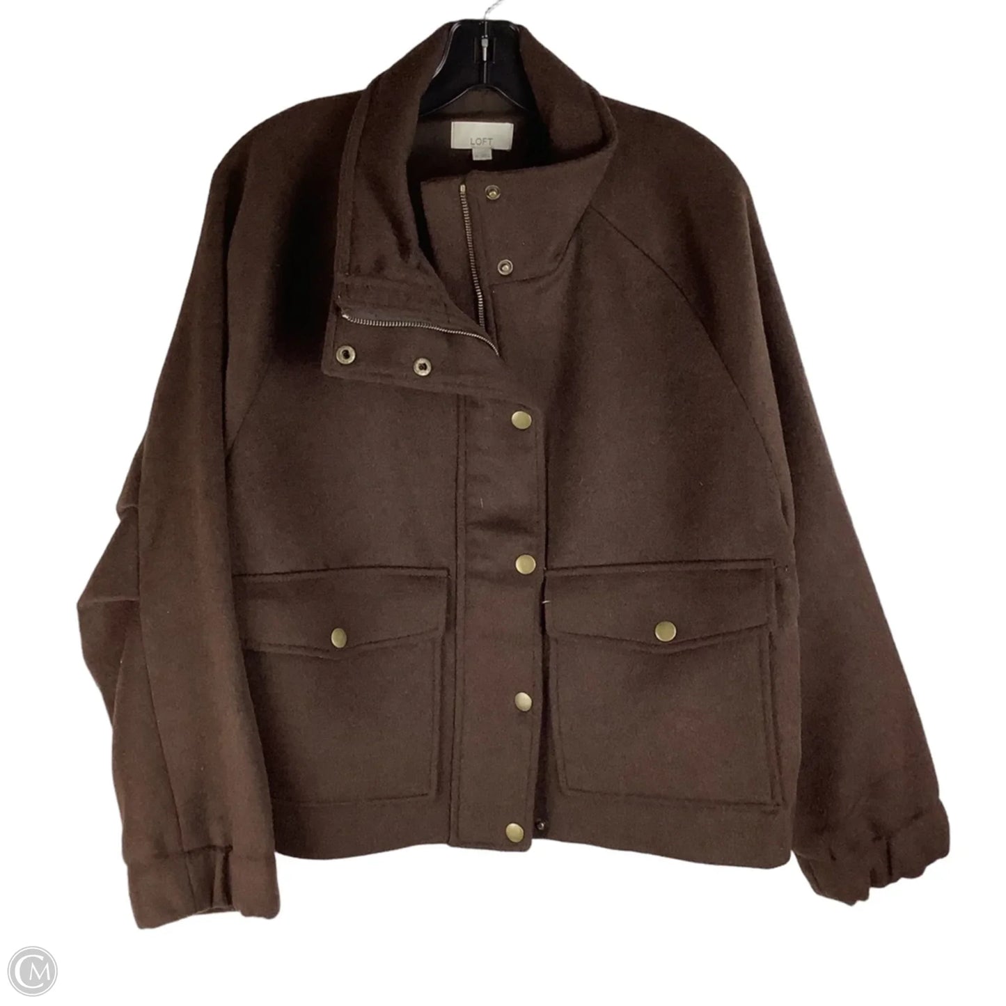 Jacket Other By Loft In Brown, Size: Xl
