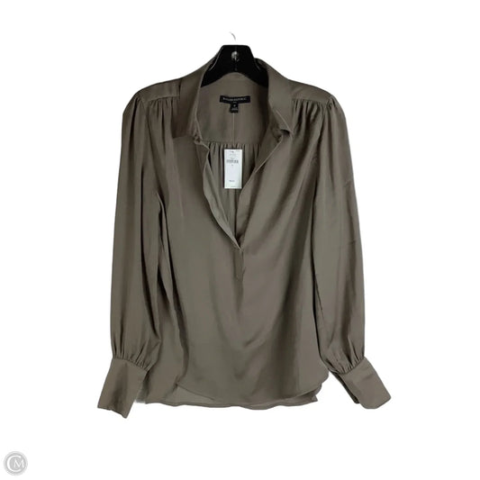 Top Long Sleeve By Banana Republic In Tan, Size: S