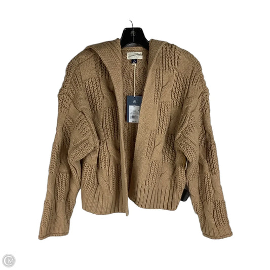 Sweater Cardigan By Universal Thread In Tan, Size: Xs