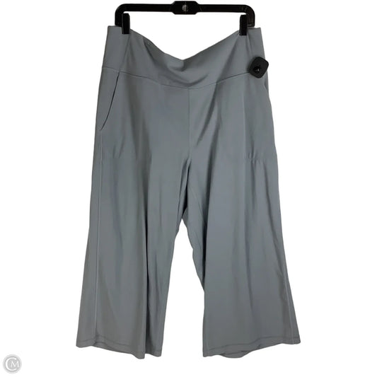 Athletic Capris By Lululemon In Grey, Size: 18