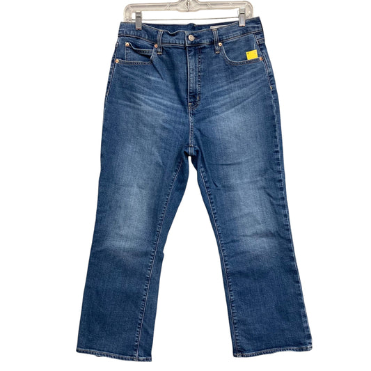 Jeans Straight By Gap In Blue Denim, Size:14