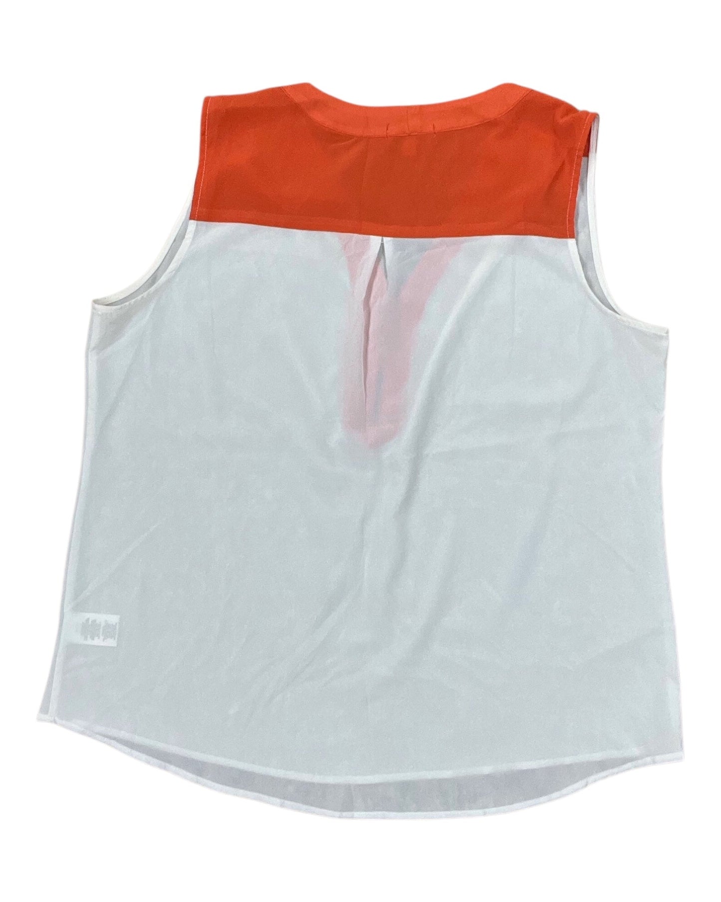 Top Sleeveless By Halo In White, Size:Xl