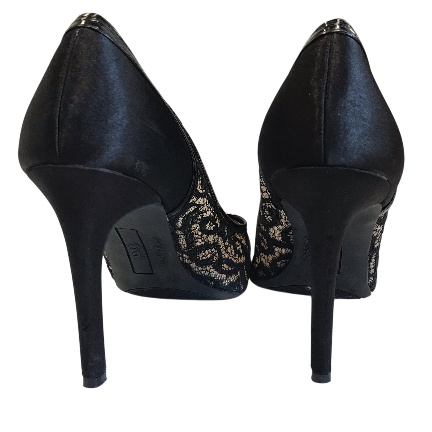Shoes Heels Stiletto By Fioni In Black, Size:7