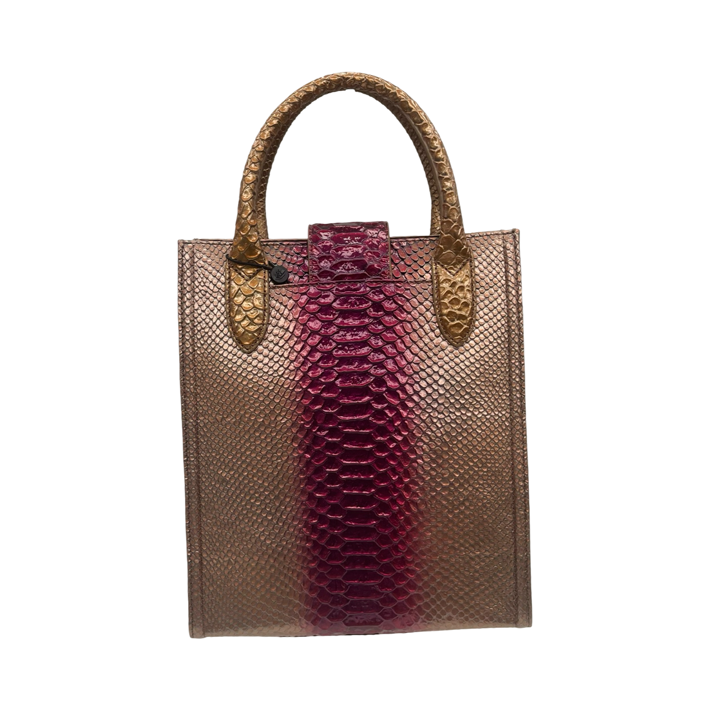Tote Designer By Brahmin In Pink, Size:Medium
