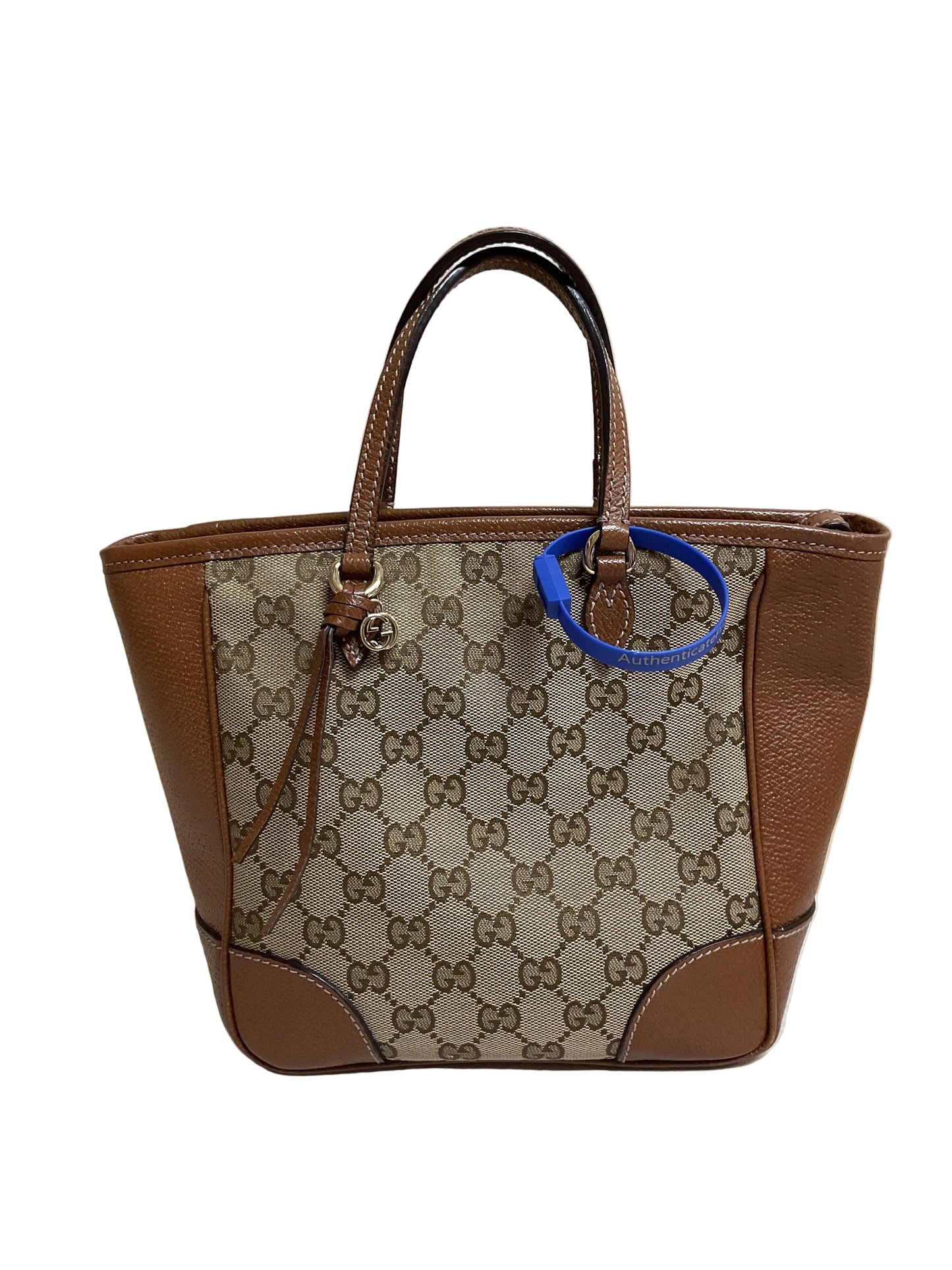Crossbody Luxury Designer By Gucci In Brown & Tan, Size:Small
